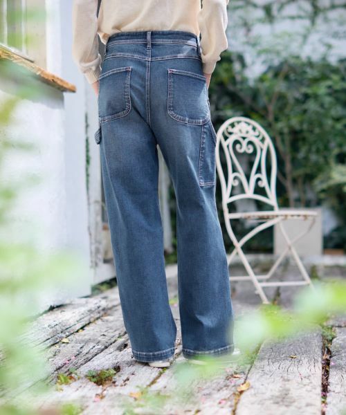 CARA O CRUZ / キャラ・オ・クルス デニムパンツ | ペインターワイドデニムパンツ | 詳細4