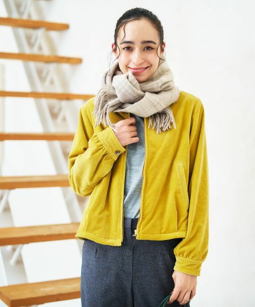 CARA O CRUZ / キャラ・オ・クルス テーラードジャケット | コーデュロイジップジャケット | 詳細1