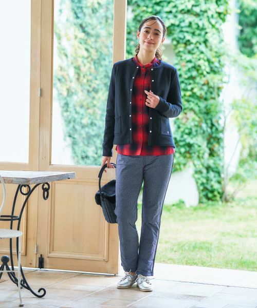 CARA O CRUZ / キャラ・オ・クルス シャツ・ブラウス | チェックバンドカラーブラウス | 詳細17