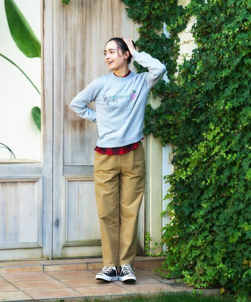 CARA O CRUZ / キャラ・オ・クルス シャツ・ブラウス | チェックバンドカラーブラウス | 詳細21