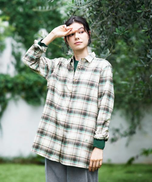 CARA O CRUZ / キャラ・オ・クルス シャツ・ブラウス | チェックブラウス【SOMELOS】【35th】 | 詳細1