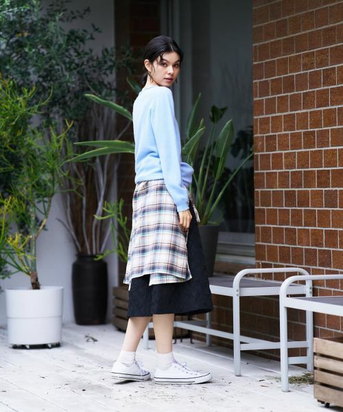 CARA O CRUZ / キャラ・オ・クルス シャツ・ブラウス | チェックブラウス【SOMELOS】【35th】 | 詳細17