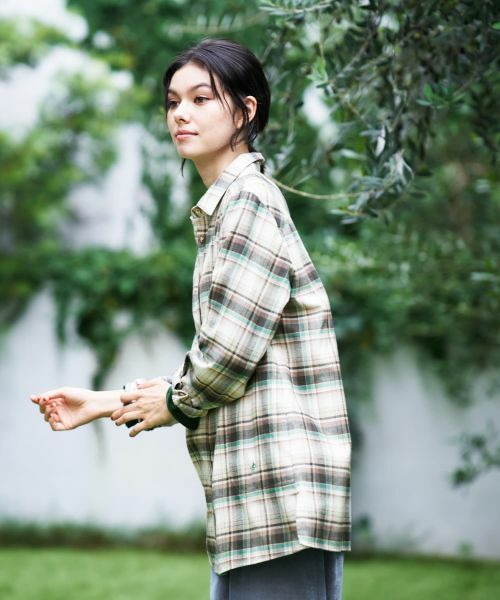CARA O CRUZ / キャラ・オ・クルス シャツ・ブラウス | チェックブラウス【SOMELOS】【35th】 | 詳細2