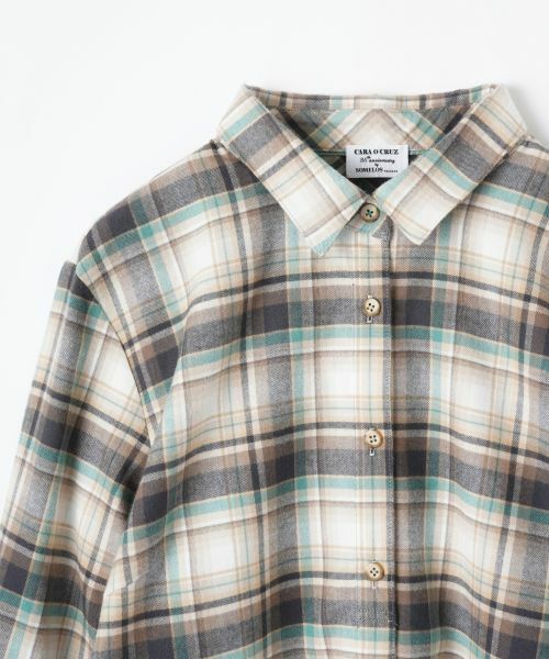CARA O CRUZ / キャラ・オ・クルス シャツ・ブラウス | チェックブラウス【SOMELOS】【35th】 | 詳細25