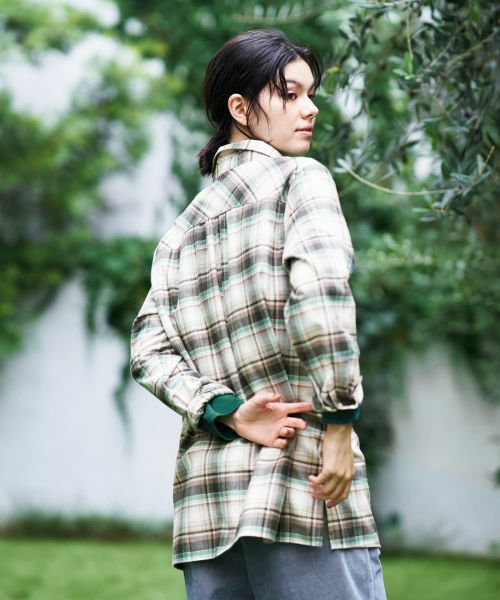 CARA O CRUZ / キャラ・オ・クルス シャツ・ブラウス | チェックブラウス【SOMELOS】【35th】 | 詳細3