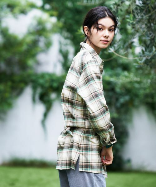 CARA O CRUZ / キャラ・オ・クルス シャツ・ブラウス | チェックブラウス【SOMELOS】【35th】 | 詳細4