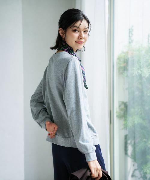 CARA O CRUZ / キャラ・オ・クルス スウェット | 刺繍クルーネックプルオーバー | 詳細15