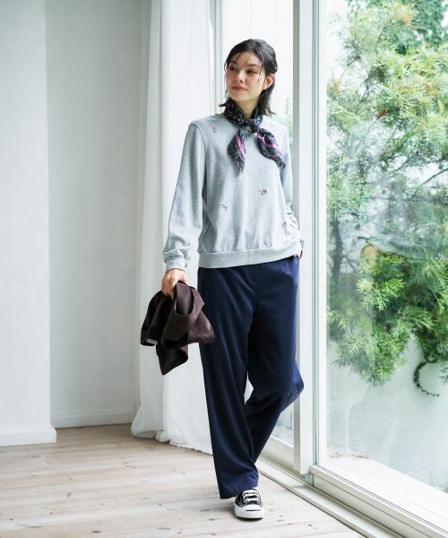 CARA O CRUZ / キャラ・オ・クルス スウェット | 刺繍クルーネックプルオーバー | 詳細18