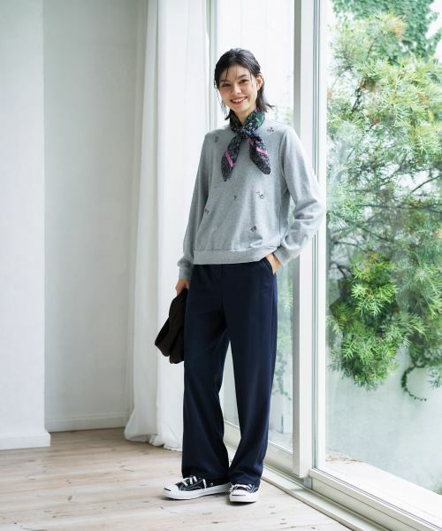 CARA O CRUZ / キャラ・オ・クルス スウェット | 刺繍クルーネックプルオーバー | 詳細19