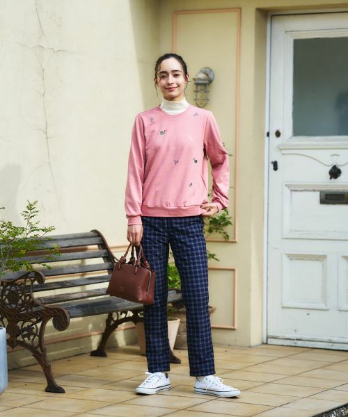 CARA O CRUZ / キャラ・オ・クルス スウェット | 刺繍クルーネックプルオーバー | 詳細5