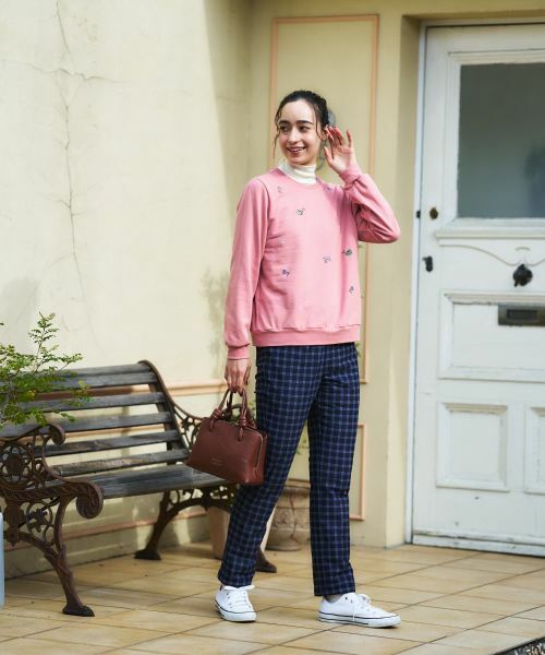 CARA O CRUZ / キャラ・オ・クルス スウェット | 刺繍クルーネックプルオーバー | 詳細7