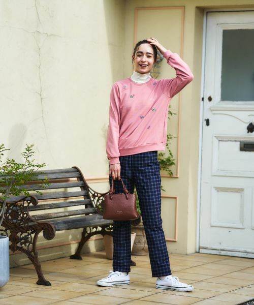 CARA O CRUZ / キャラ・オ・クルス スウェット | 刺繍クルーネックプルオーバー | 詳細8