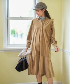 CARA O CRUZ / キャラ・オ・クルス ドレス | コーデュロイのフレアワンピース