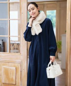 CARA O CRUZ / キャラ・オ・クルス ドレス | コーデュロイのフレアワンピース