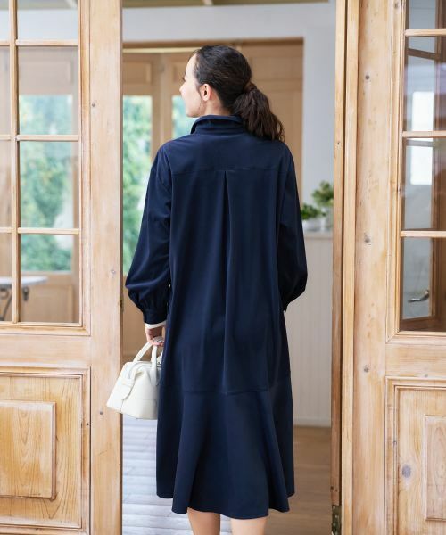 CARA O CRUZ / キャラ・オ・クルス ドレス | コーデュロイのフレアワンピース | 詳細10