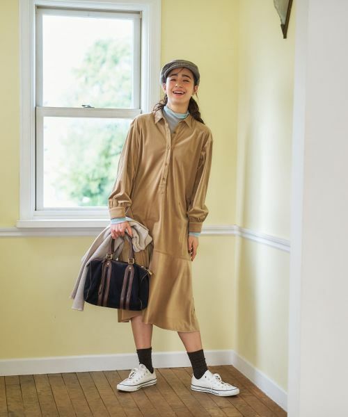 CARA O CRUZ / キャラ・オ・クルス ドレス | コーデュロイのフレアワンピース | 詳細16