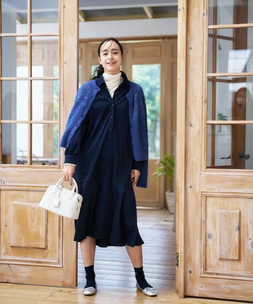 CARA O CRUZ / キャラ・オ・クルス ドレス | コーデュロイのフレアワンピース | 詳細19