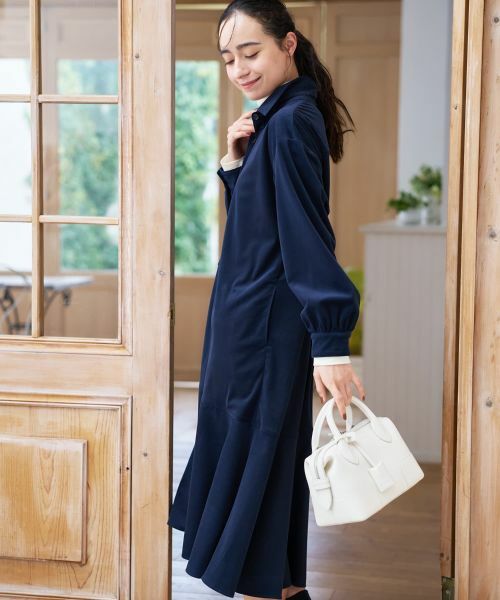 CARA O CRUZ / キャラ・オ・クルス ドレス | コーデュロイのフレアワンピース | 詳細9