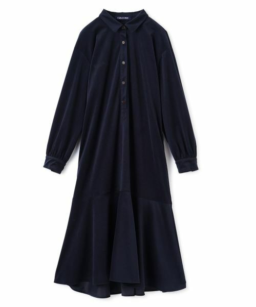 CARA O CRUZ/キャラ・オ・クルス フレアワンピース ネイビー系 11(L)