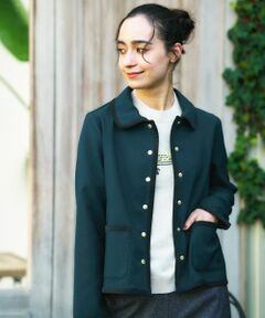 CARA O CRUZ / キャラ・オ・クルス その他アウター | ステンカラーキルティングジャケット