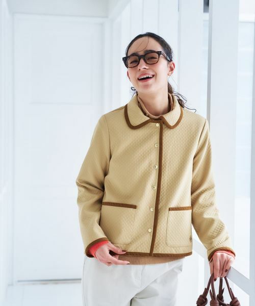 CARA O CRUZ / キャラ・オ・クルス その他アウター | ステンカラーキルティングジャケット | 詳細15