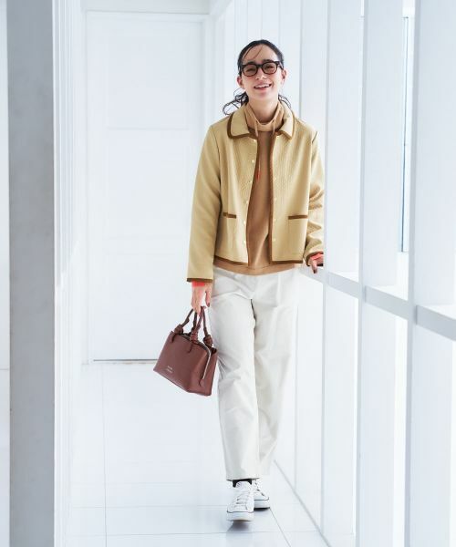 CARA O CRUZ / キャラ・オ・クルス その他アウター | ステンカラーキルティングジャケット | 詳細22