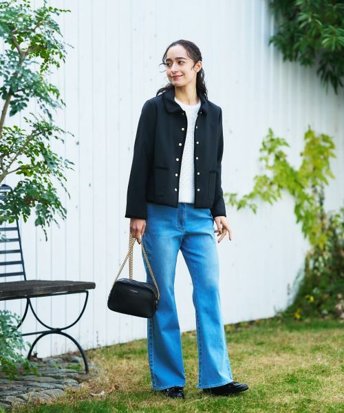 CARA O CRUZ / キャラ・オ・クルス その他アウター | ステンカラーキルティングジャケット | 詳細24