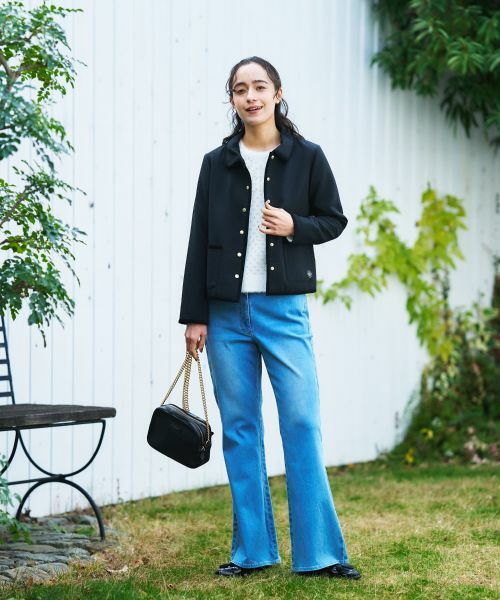 CARA O CRUZ / キャラ・オ・クルス その他アウター | ステンカラーキルティングジャケット | 詳細25