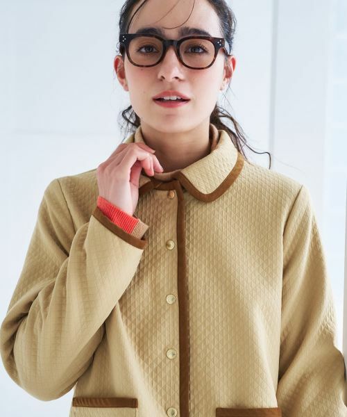 CARA O CRUZ / キャラ・オ・クルス その他アウター | ステンカラーキルティングジャケット | 詳細27