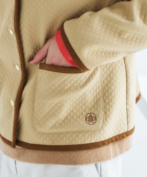 CARA O CRUZ / キャラ・オ・クルス その他アウター | ステンカラーキルティングジャケット | 詳細28