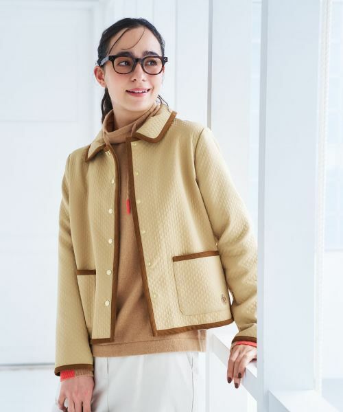 CARA O CRUZ / キャラ・オ・クルス その他アウター | ステンカラーキルティングジャケット | 詳細4