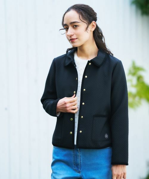 CARA O CRUZ / キャラ・オ・クルス その他アウター | ステンカラーキルティングジャケット | 詳細9