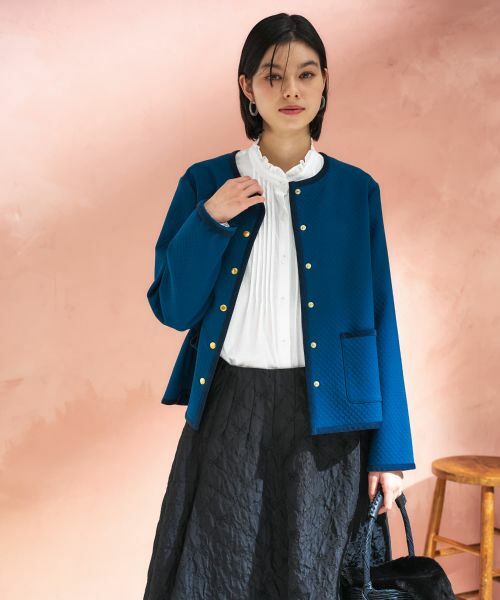 CARA O CRUZ / キャラ・オ・クルス その他アウター | 襟取り外し可 ステンカラージャケット | 詳細1