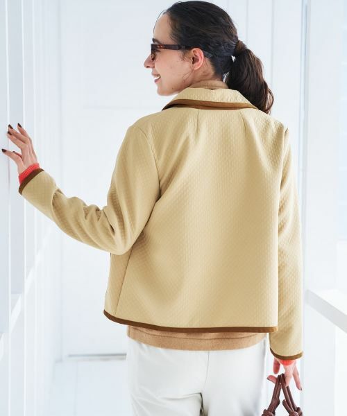 襟取り外し可 ステンカラージャケット （その他アウター）｜CARA O