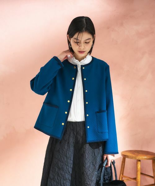 CARA O CRUZ / キャラ・オ・クルス その他アウター | 襟取り外し可 ステンカラージャケット | 詳細2