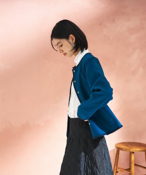 CARA O CRUZ / キャラ・オ・クルス その他アウター | 襟取り外し可 ステンカラージャケット | 詳細4