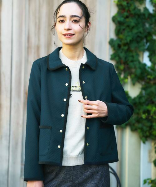 CARA O CRUZ / キャラ・オ・クルス その他アウター | 襟取り外し可 ステンカラージャケット | 詳細9