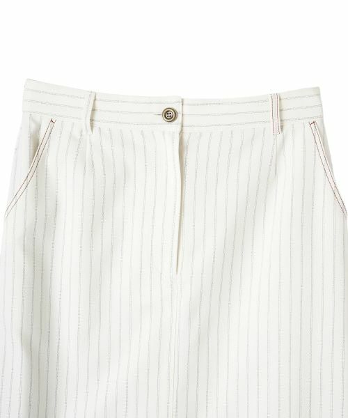 CARA O CRUZ / キャラ・オ・クルス ミニ・ひざ丈スカート | ストライプフリルスカート | 詳細28