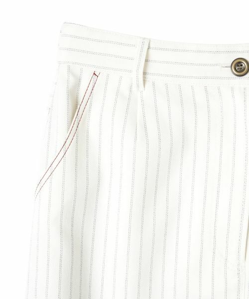 CARA O CRUZ / キャラ・オ・クルス ミニ・ひざ丈スカート | ストライプフリルスカート | 詳細29