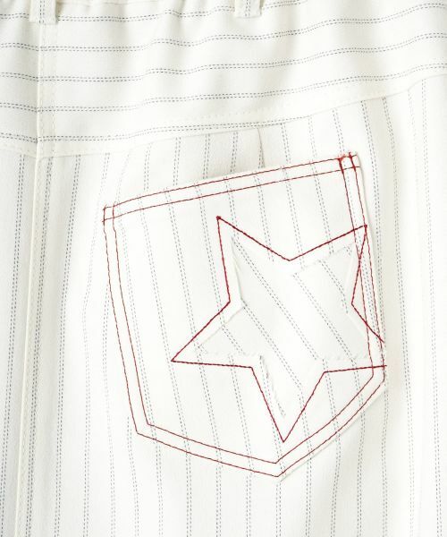 CARA O CRUZ / キャラ・オ・クルス ミニ・ひざ丈スカート | ストライプフリルスカート | 詳細30