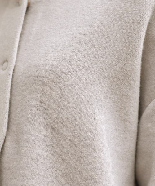 CARA O CRUZ / キャラ・オ・クルス テーラードジャケット | スタンドカラーニットジャケット【ANNE CLAIRE】【35th】 | 詳細26