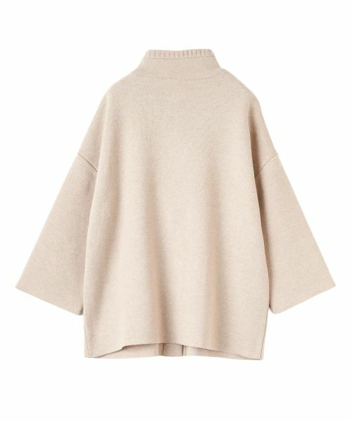 CARA O CRUZ / キャラ・オ・クルス テーラードジャケット | スタンドカラーニットジャケット【ANNE CLAIRE】【35th】 | 詳細30