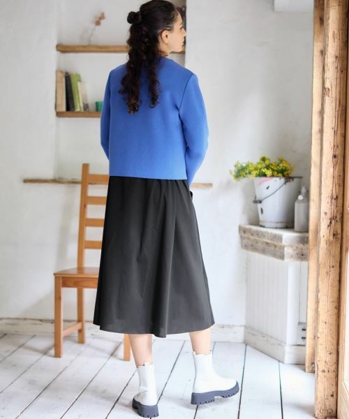 CARA O CRUZ / キャラ・オ・クルス テーラードジャケット | ノーカラーニットジャケット【ANNE CLAIRE】【35th】 | 詳細20