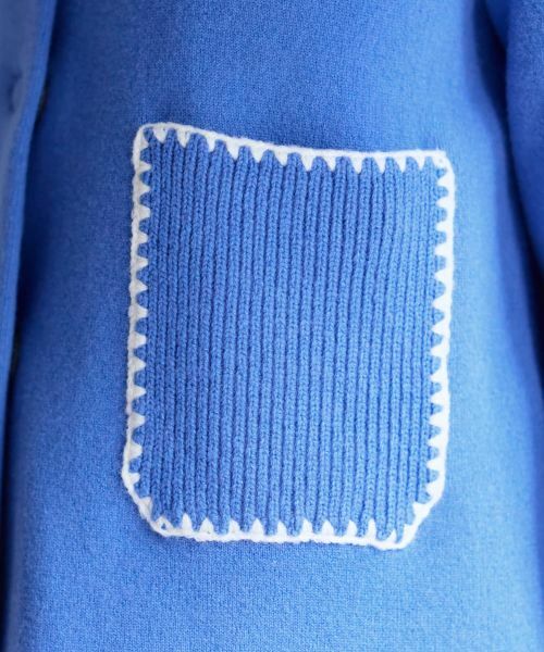 CARA O CRUZ / キャラ・オ・クルス テーラードジャケット | ノーカラーニットジャケット【ANNE CLAIRE】【35th】 | 詳細23