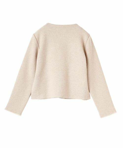 CARA O CRUZ / キャラ・オ・クルス テーラードジャケット | ノーカラーニットジャケット【ANNE CLAIRE】【35th】 | 詳細27