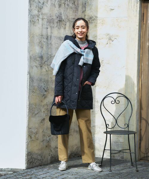 CARA O CRUZ / キャラ・オ・クルス その他アウター | フーデッドキルティングコート【HEYER】 | 詳細14