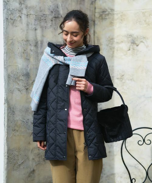 CARA O CRUZ / キャラ・オ・クルス その他アウター | フーデッドキルティングコート【HEYER】 | 詳細2