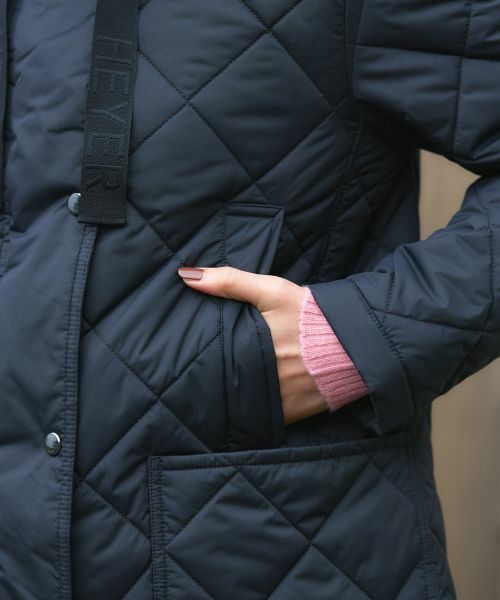 CARA O CRUZ / キャラ・オ・クルス その他アウター | フーデッドキルティングコート【HEYER】 | 詳細20