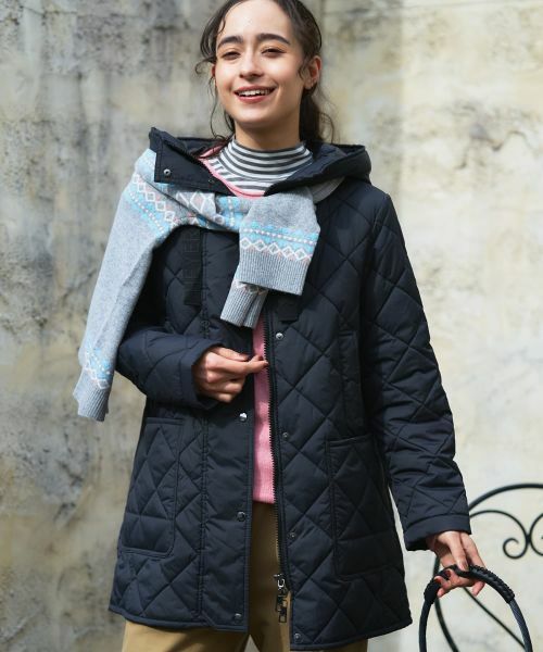 CARA O CRUZ / キャラ・オ・クルス その他アウター | フーデッドキルティングコート【HEYER】 | 詳細3