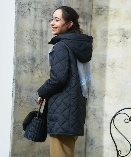 CARA O CRUZ / キャラ・オ・クルス その他アウター | フーデッドキルティングコート【HEYER】 | 詳細4